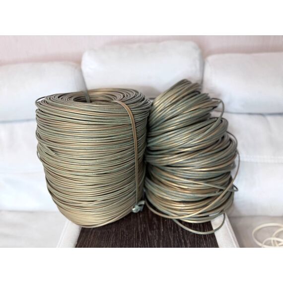 Искусственный ротанг Латунь ОРG-7 Трубка 3 мм Замша, изображение 2